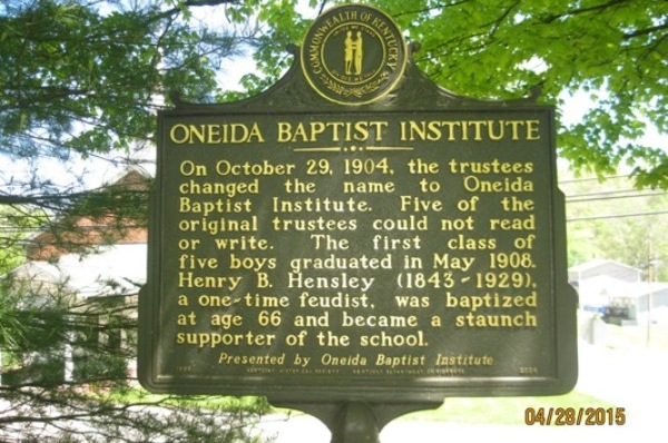 Oneida Baptist Institute, Kentucky